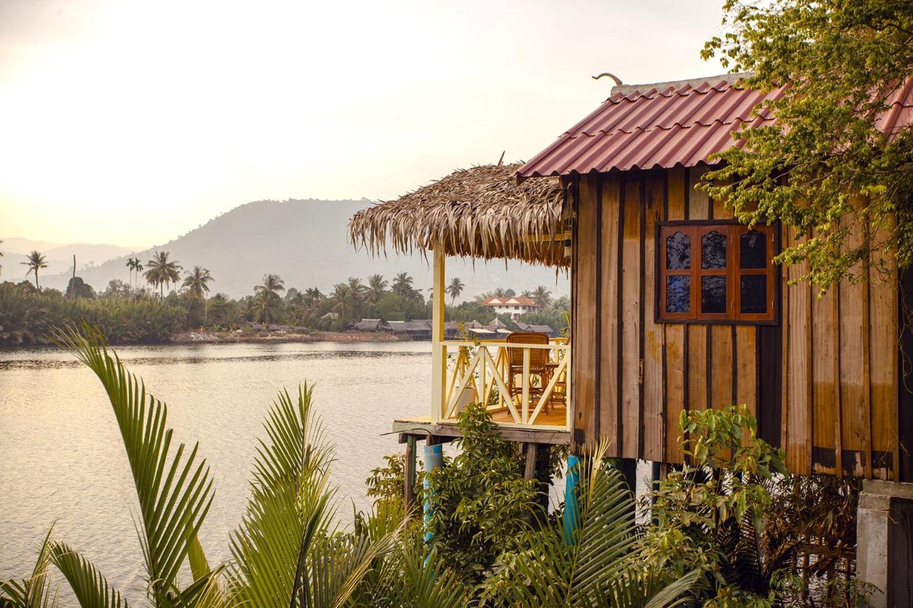 Green Mango Bungalows Kampot Eksteriør billede